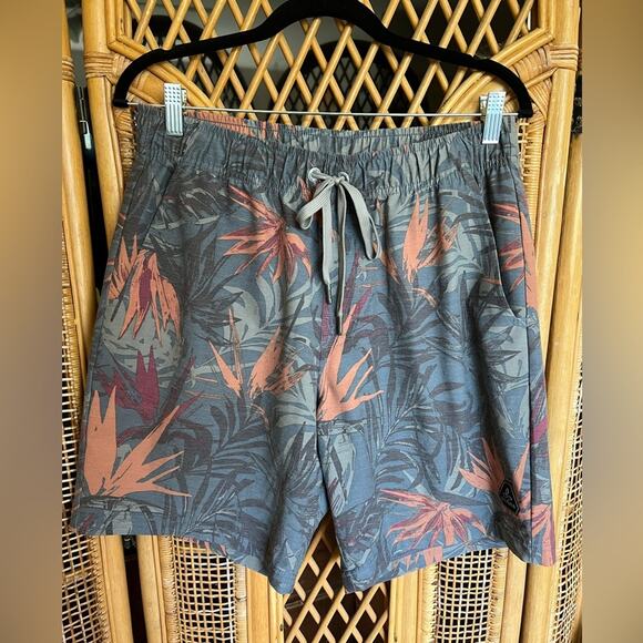Men's Tropical Print Swim Shorts from Prana - Picture 1 of 7